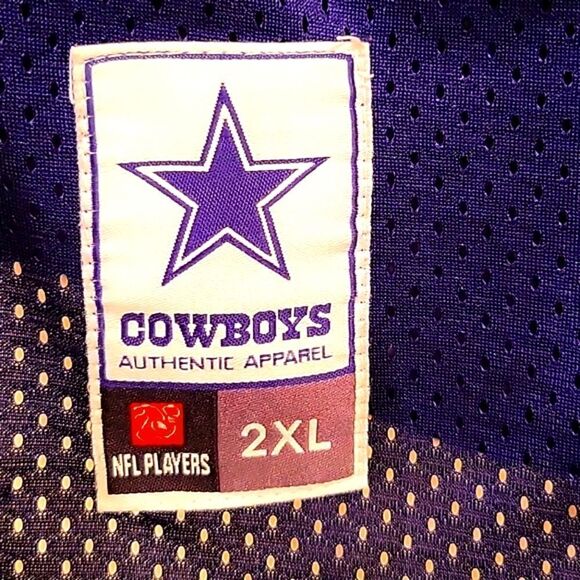 NWOT Cowboys Authentic Apparel Dallas Cowboy Tony Romo #9 2XL NFL Jersey - Picture 3 of 10